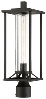 Trescott One Light Post Mount in Black (7|72476-66)