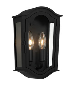 Houghton Hall Two Light Outdoor Wall Mount in Sand Coal (7|73200-66)