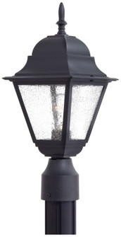 Bay Hill One Light Post Mount in Coal (7|9066-66)