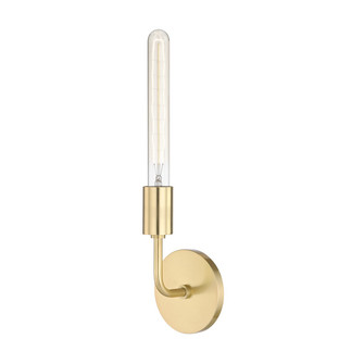 Ava One Light Wall Sconce in Aged Brass (428|H109101A-AGB)