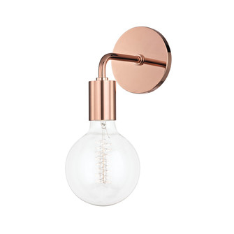 Ava One Light Wall Sconce in Polished Copper (428|H109101B-POC)
