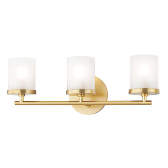 Ryan Three Light Bath and Vanity in Aged Brass (428|H239303-AGB)