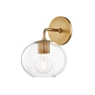 Margot One Light Wall Sconce in Aged Brass (428|H270101-AGB)