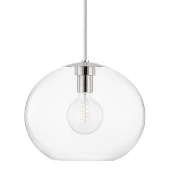 Margot One Light Pendant in Polished Nickel (428|H270701XL-PN)