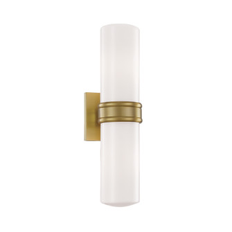 Natalie Two Light Wall Sconce in Aged Brass (428|H328102-AGB)