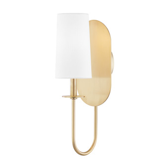 Lara One Light Wall Sconce in Aged Brass (428|H395101-AGB)