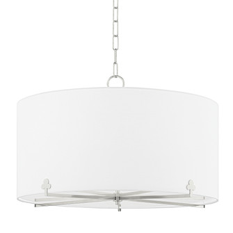 Darlene Five Light Chandelier in Polished Nickel (428|H519805-PN)