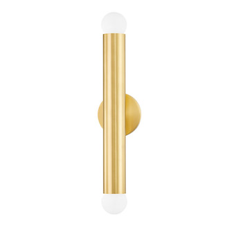 Taylor Two Light Wall Sconce in Aged Brass (428|H602102-AGB)