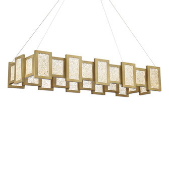 Fury LED Linear Pendant in Aged Brass (281|PD-66048-AB)