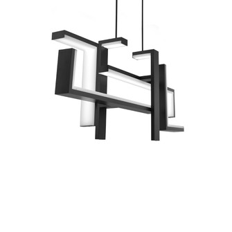 Jackal LED Linear Pendant in Black (281|PD-80056-BK)