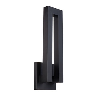 Forq LED Outdoor Wall Sconce in Black (281|WS-W1724-BK)