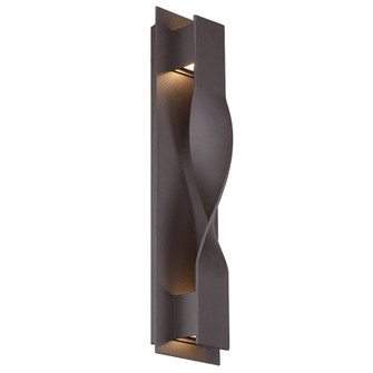 Twist LED Outdoor Wall Sconce in Bronze (281|WS-W5620-BZ)