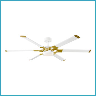Loft 62'' Ceiling Fan in Matte White (71|6LFR62RZWBBSD) Loft 62'' Ceiling Fan in Matte White (71|6LFR62RZWBBSD)