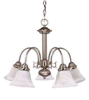 Ballerina Five Light Chandelier in Brushed Nickel (72|60-181)