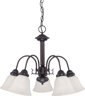 Ballerina Five Light Chandelier in Mahogany Bronze (72|60-3141)