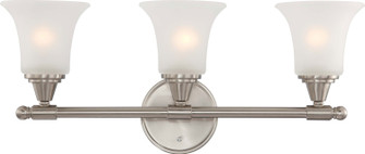 Surrey Three Light Vanity in Brushed Nickel (72|60-4143)