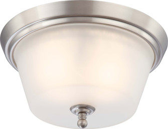 Surrey Two Light Flush Mount in Brushed Nickel (72|60-4152)