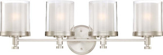 Decker Four Light Vanity in Brushed Nickel (72|60-4644)