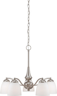 Patton Five Light Chandelier in Brushed Nickel (72|60-5043)