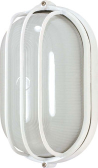 Die Cast Bulk Heads Semi Gloss White One Light Outdoor Bulk Head in Semi Gloss White (72|60-524)
