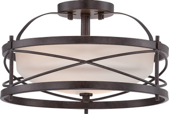 Ginger Two Light Semi Flush Mount in Old Bronze (72|60-5335)