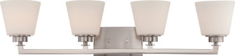 Mobili Four Light Vanity in Brushed Nickel (72|60-5454)
