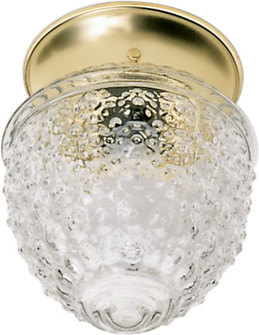 One Light Flush Mount in Polished Brass / Clear Pineapple (72|60-6031)