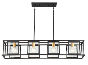 Payne Four Light Trestle in Midnight Bronze (72|60-6417)