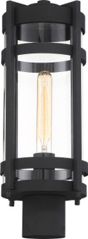 Tofino One Light Post Lantern in Textured Black / Clear Glass (72|60-6575)