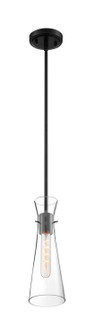 Bahari One Light Mini Pendant in Black (72|60-6878)