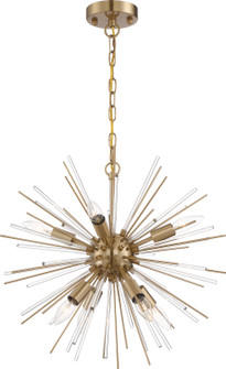 Cirrus Eight Light Chandelier in Vintage Brass (72|60-6994)