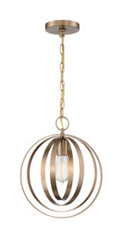 Pendleton One Light Pendant in Burnished Brass (72|60-7056)