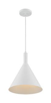 Lightcap One Light Pendant in Matte White (72|60-7138)
