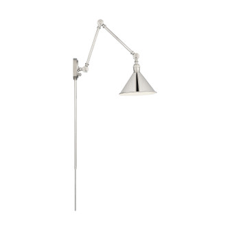 Delancey One Light Swing Arm Wall Lamp in Polished Nickel (72|60-7362)
