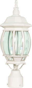 Central Park Three Light Post Lantern in White (72|60-897)