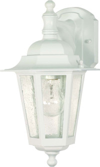 Cornerstone One Light Outdoor Wall Lantern in White (72|60-988)