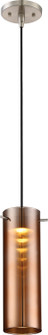Pulse LED Mini Pendant in Brushed Nickel (72|62-955)