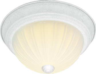 Two Light Flush Mount in Textured White (72|SF76-125)