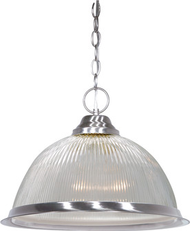 One Light Pendant in Brushed Nickel (72|SF76-446)