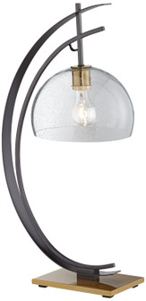 Half Moon Table Lamp in Gun Metal (24|35A37)