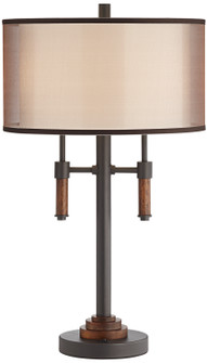 Bennington Table Lamp in Gun Metal (24|46X73)