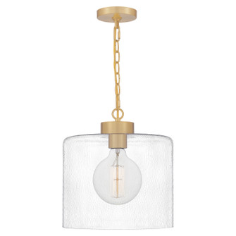 Abner One Light Mini Pendant in Aged Brass (10|ABR1512AB)