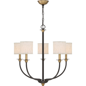 Audley Five Light Chandelier in Old Bronze (10|ADY5005OZ)