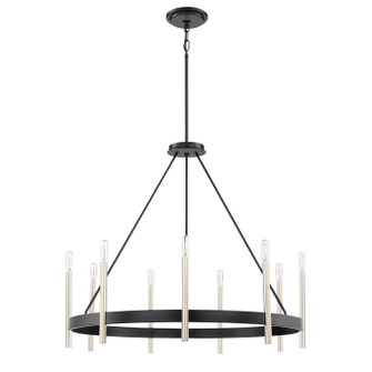 Anthem Nine Light Chandelier in Mystic Black (10|ATH5009K)