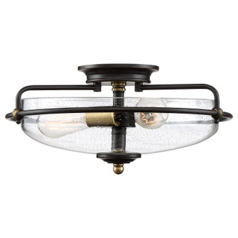 Griffin Three Light Flush Mount in Palladian Bronze (10|GFC1617PN)