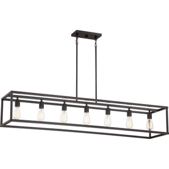 New Harbor Seven Light Island Chandelier in Western Bronze (10|NHR752WT)