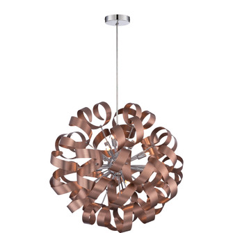 Ribbons 12 Light Pendant in Satin Copper (10|RBN2823SG)