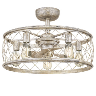 Dury Five Light Fandelier in Century Silver Leaf (10|RDY3122CS)
