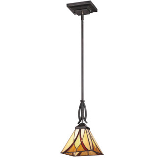 Asheville One Light Mini Pendant in Valiant Bronze (10|TFAS1507VA)