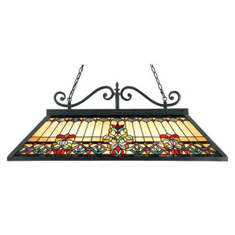 Belle Fleur Three Light Island Chandelier in Vintage Bronze (10|TFBF348VB)